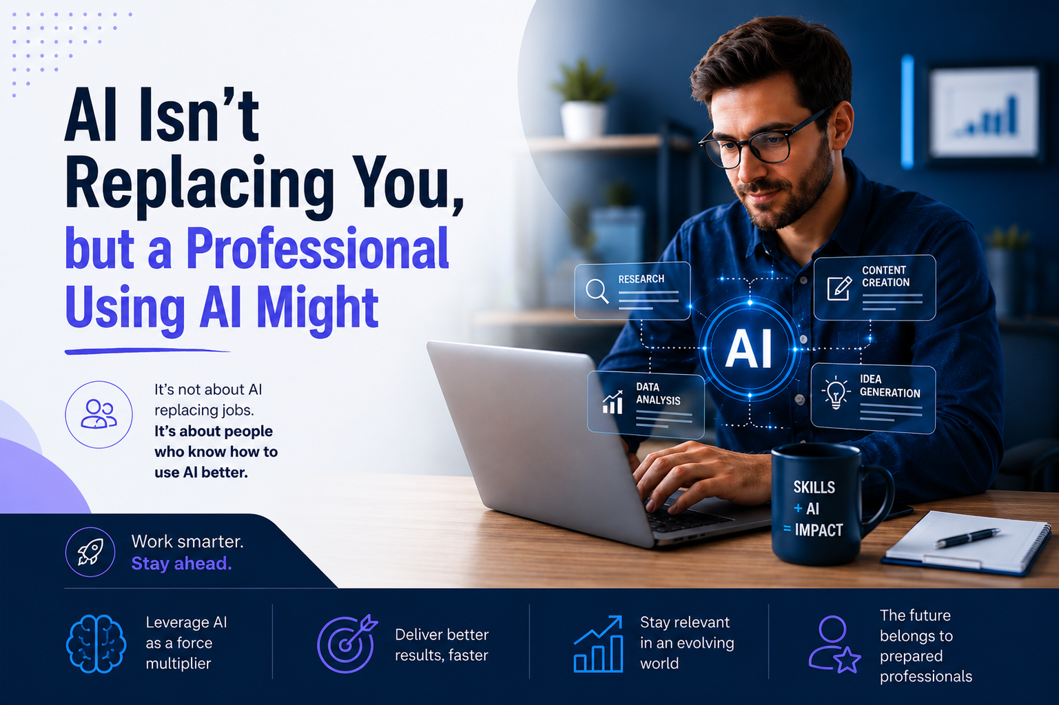 AI Isn't Replacing You - Featured Banner
